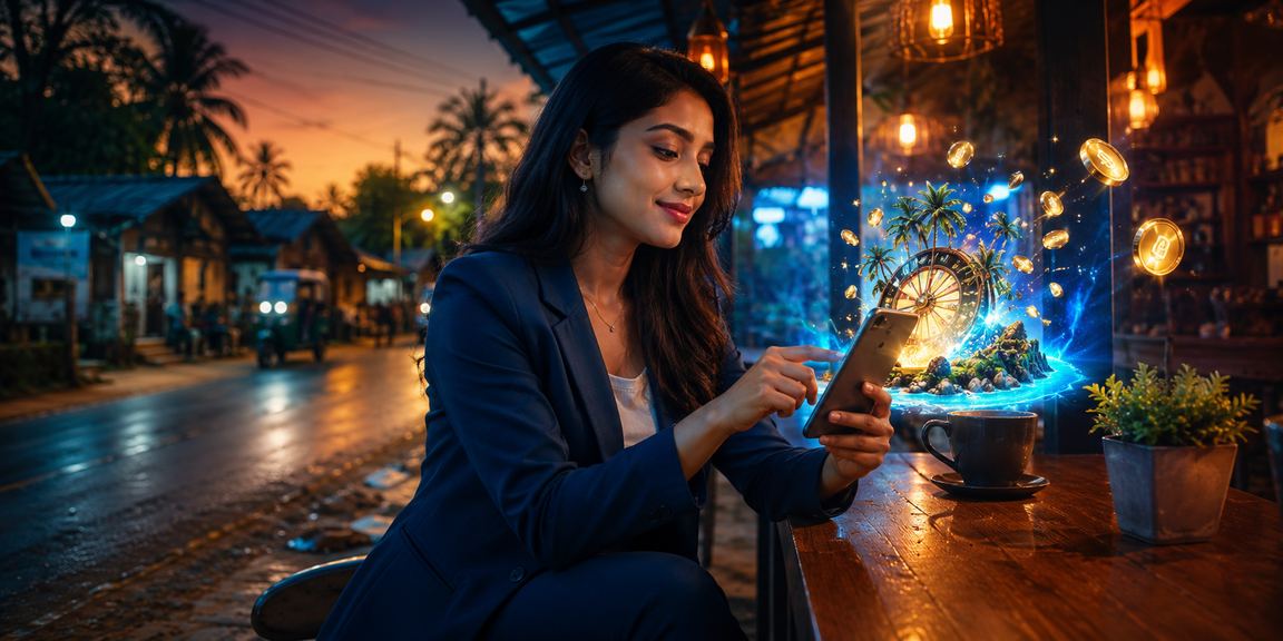 কুমিল্লায় মোবাইলে ক্যাসিনো গেম উপভোগ করছেন বাংলাদেশি মডেল