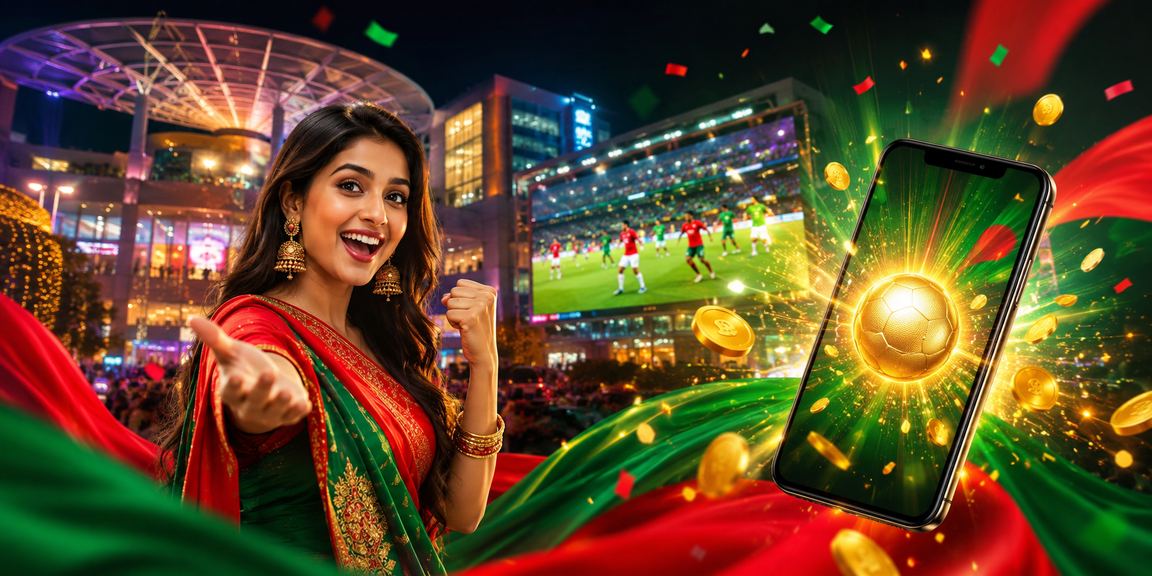ঢাকায় মোবাইলে ক্যাসিনো গেম খেলছেন লাল সবুজ পোশাকে