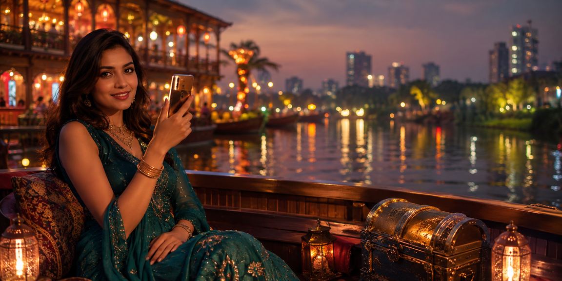 গাজীপুরে রাতের বাজারে মোবাইলে mcw19 লগইন করছেন একজন ব্যবহারকারী